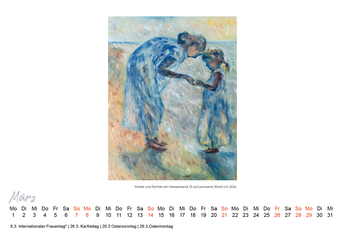 Kunstkalender Ostsee & Hiddensee 2027
