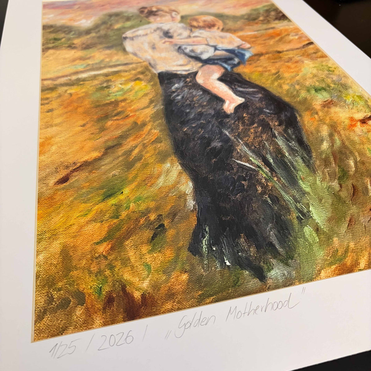 Limitierter Kunstdruck „Golden Motherhood“