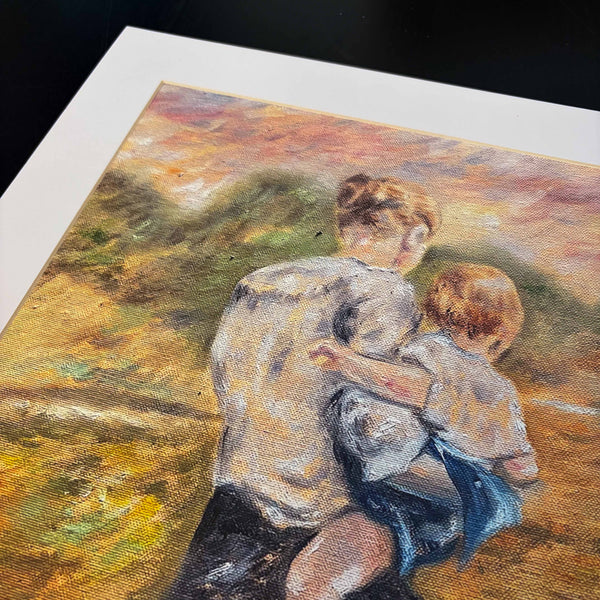 Limitierter Kunstdruck „Golden Motherhood“