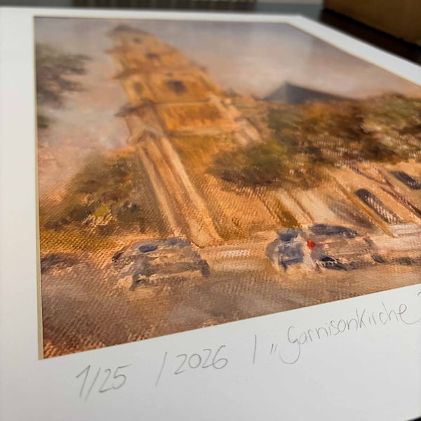 Limitierter Kunstdruck „Garnisonkirche Potsdam“