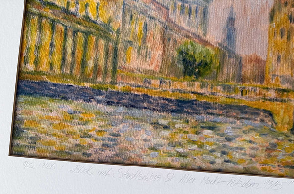 Limitierter Kunstdruck „Stadtschloss und Alter Markt Potsdam 1915“