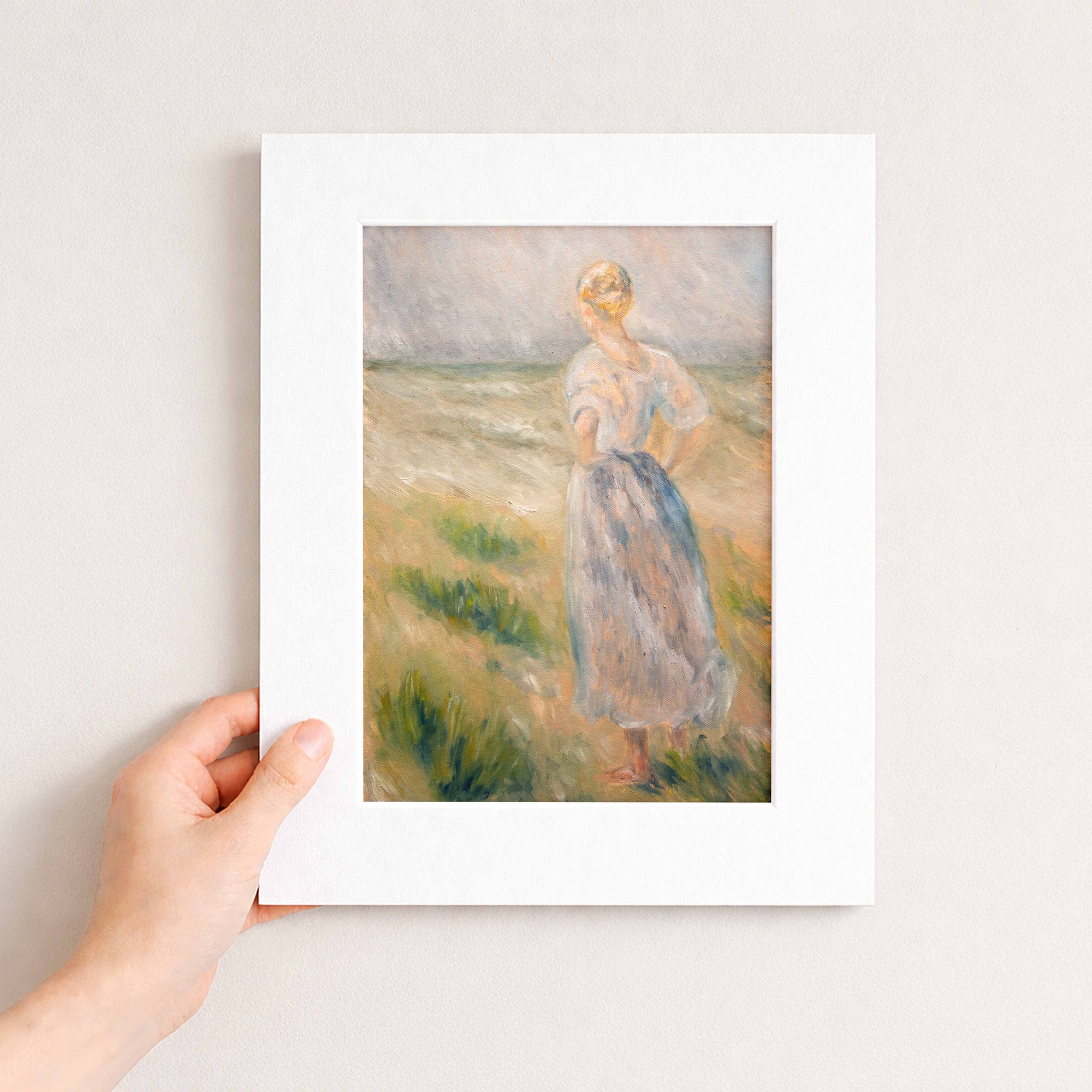 Limitierter Kunstdruck "Sehnsucht am Meer"