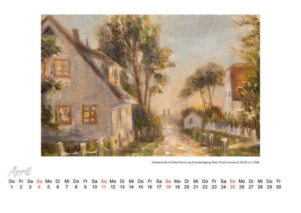 Kunstkalender Hiddensee 2027