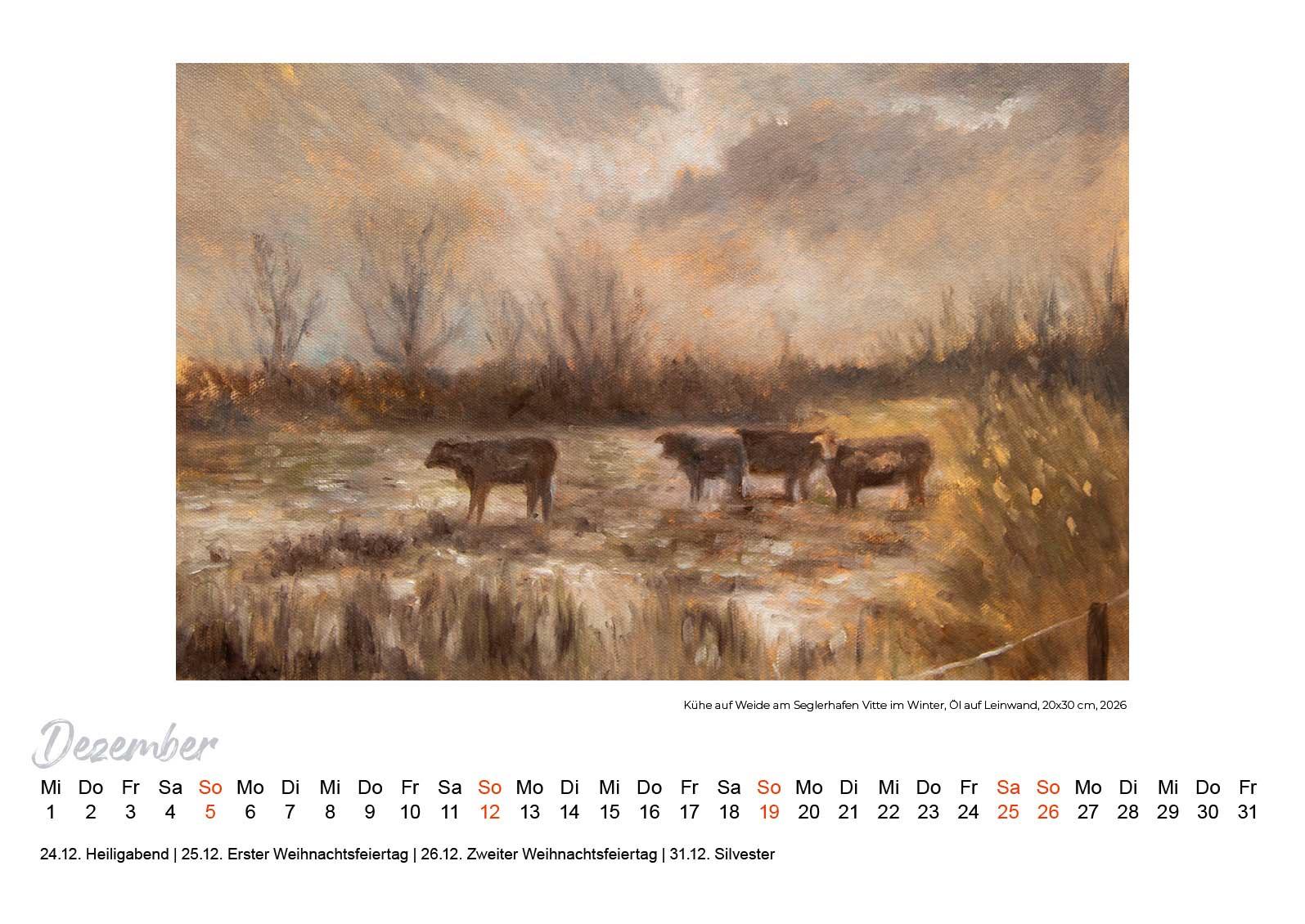 Kunstkalender Hiddensee 2027