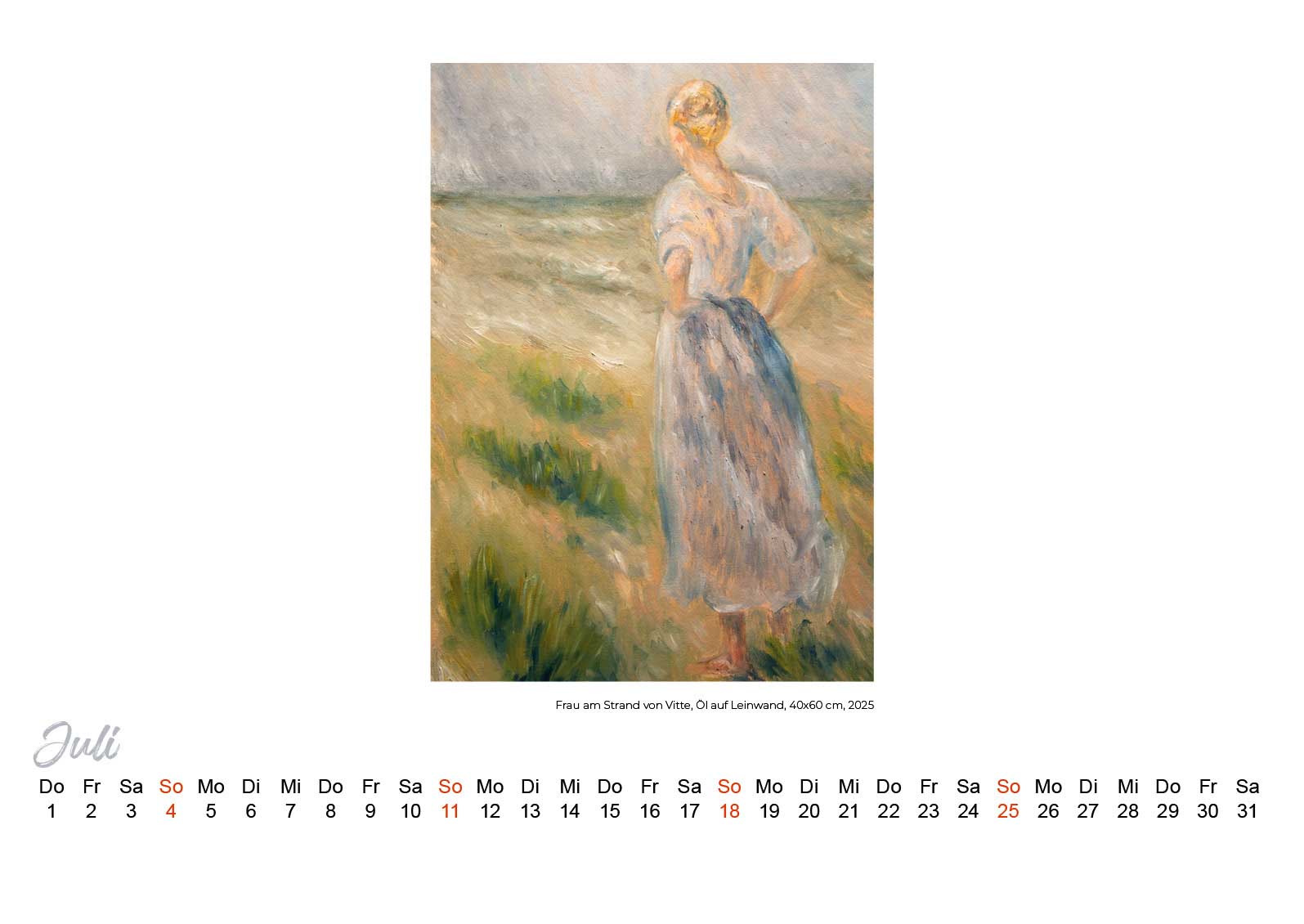 Kunstkalender Hiddensee 2027
