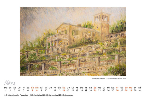 Kunstkalender Hiddensee 2027