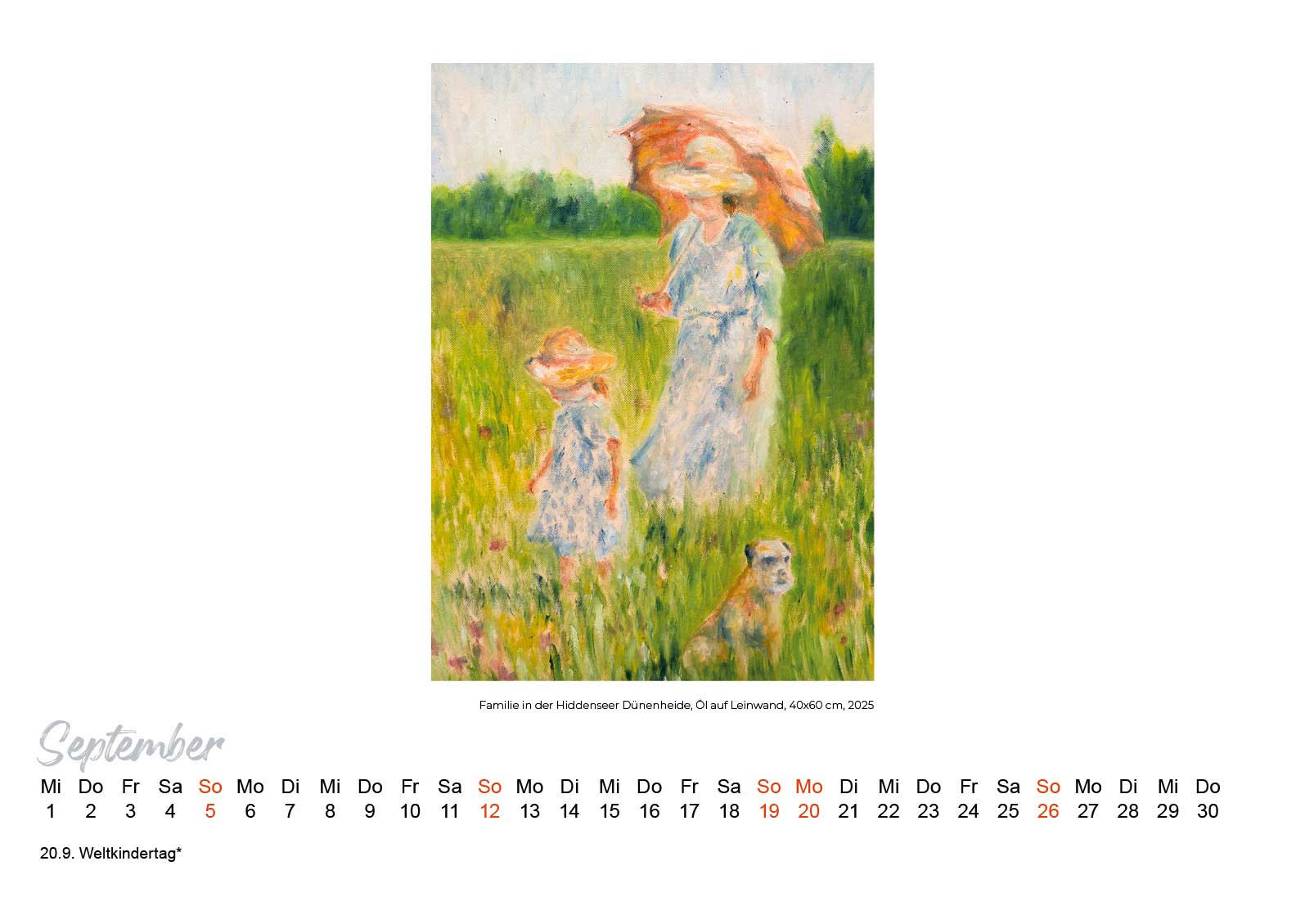 Kunstkalender Hiddensee 2027