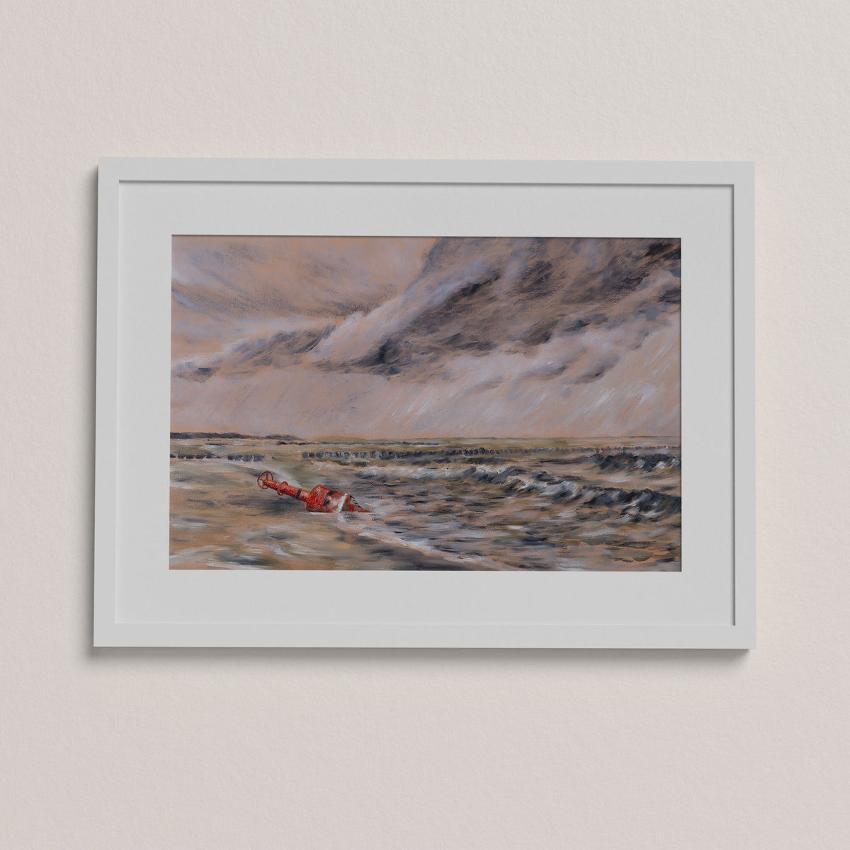 Limitierter Kunstdruck „Raue See“