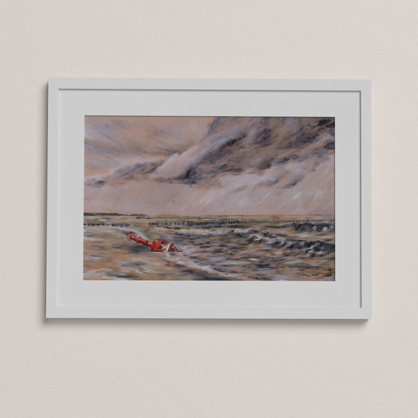 Limitierter Kunstdruck „Raue See“