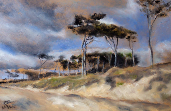 Limitierter Kunstdruck "Weststrand Ahrenshoop"