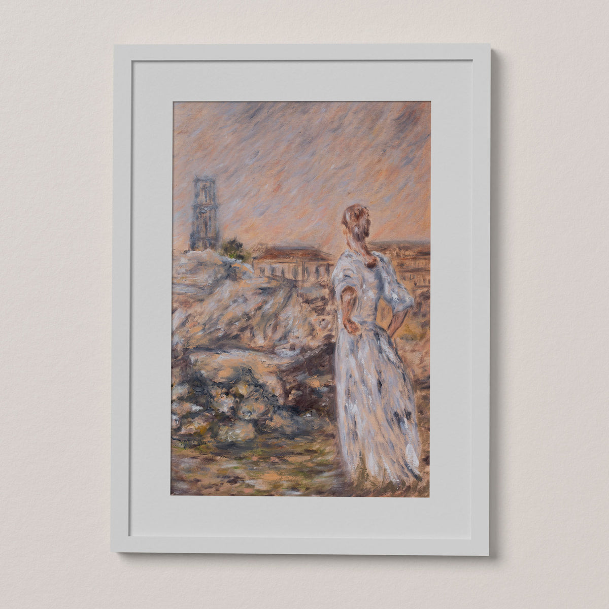 Limitierter Kunstdruck „Blick auf das zerstörte Potsdam“